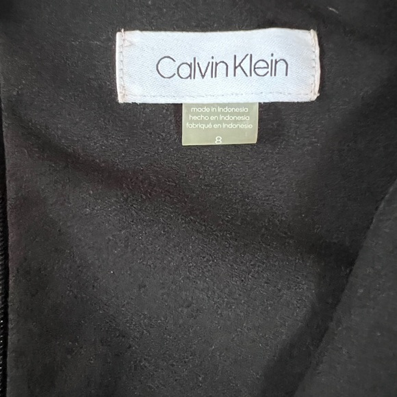 Calvin Klein black cropped jumpsuit - Picture 5 of 8